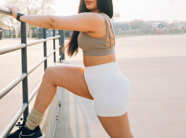 THESE DOUBLE LINED, HIGH WAIST YOGA PANTS ARE SURE TO MAKE YOU LOOK AND FEEL AMAZING. GET AN IMMEDIATE BUTT LIFT AND AN INSTANT SLIMMER WAIST WHEN YOU WEAR THIS SET. THE SPORTS BRA PROVIDES SUPPORT AND ALLOWS YOU TO SHOWOFF YOUR BACK WITH STYLE.